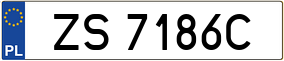 Truck License Plate